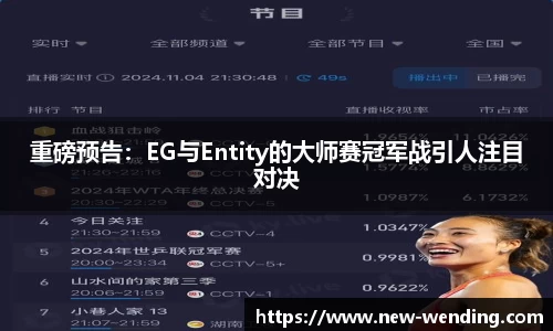 重磅预告：EG与Entity的大师赛冠军战引人注目对决